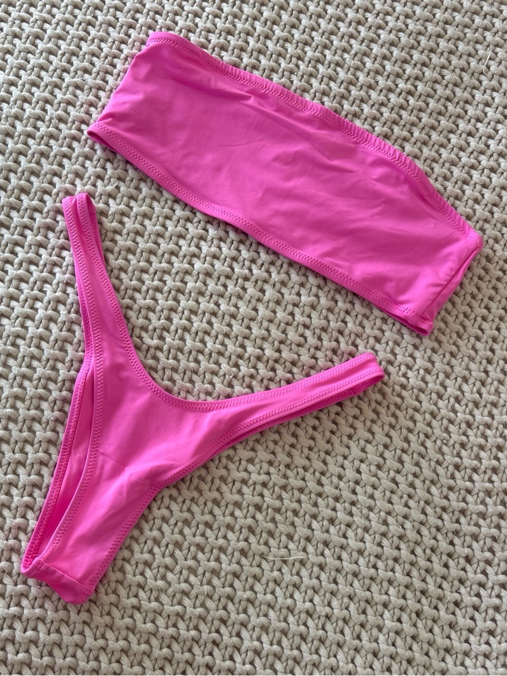 Skims pink bikini set